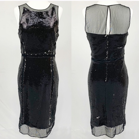 julia jordan Dresses & Skirts - Julia Jordan Sequin and Mesh Cocktail Dress
